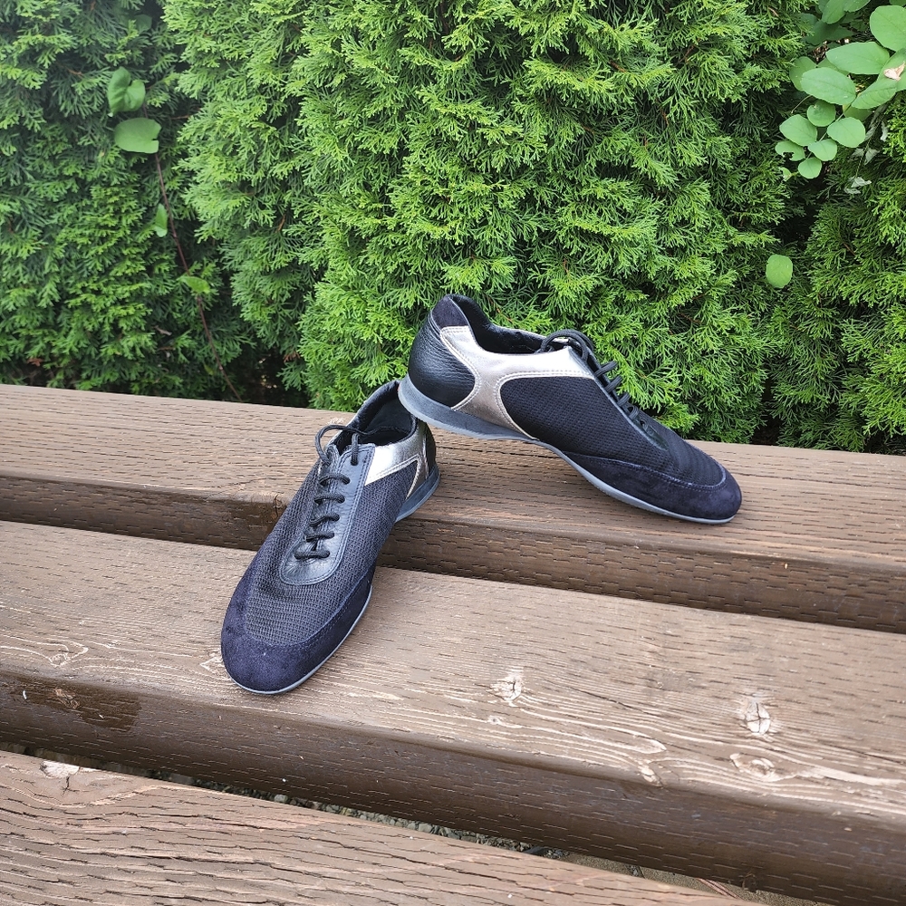 Prada America’s Cup leather mesh Sneakers Size 36 US 6 made on Italy  🇮🇹